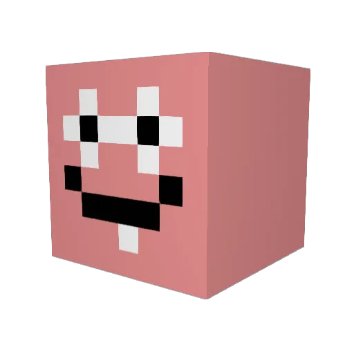 austy100 Minecraft avatar head, 3D render