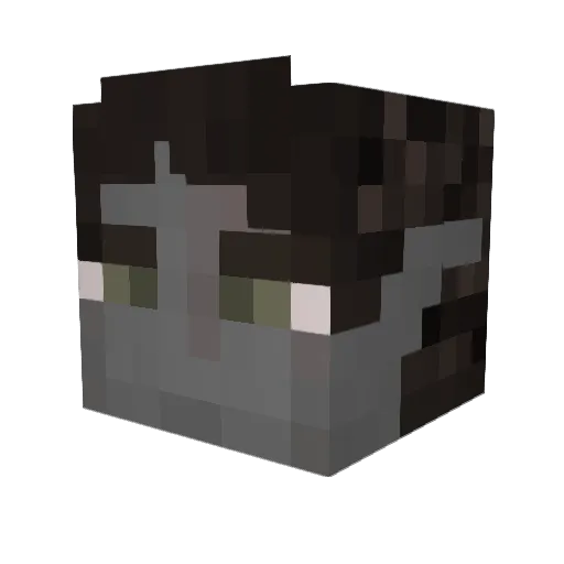 authumn_breaker Minecraft avatar head, 3D render