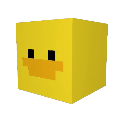 autist9yrold Minecraft avatar head, 3D render