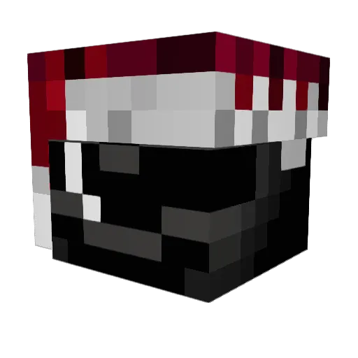 autoclicka Minecraft avatar head, 3D render