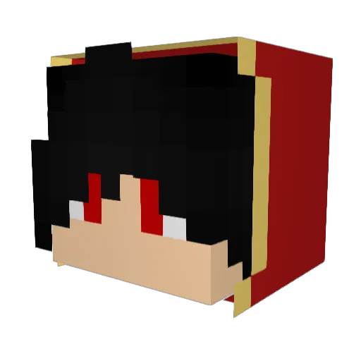 autotatarCZ Minecraft avatar head, 3D render