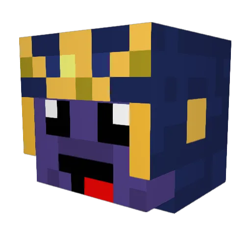 autumn_adder Minecraft avatar head, 3D render