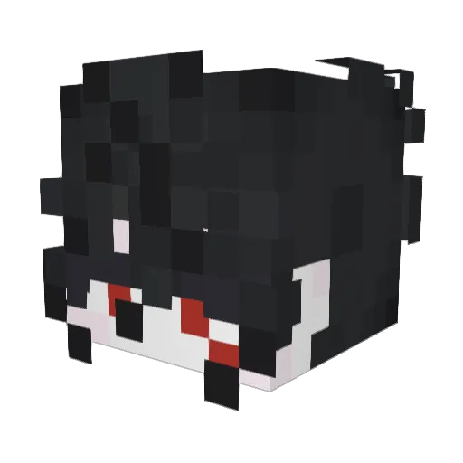auuuwoa Minecraft avatar head, 3D render
