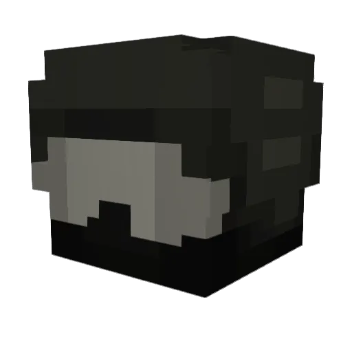 auvento Minecraft avatar head, 3D render