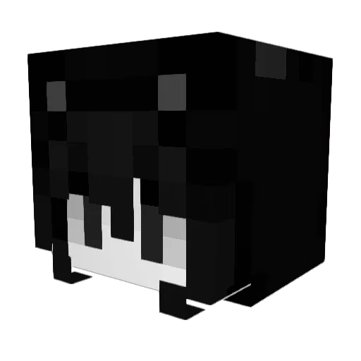 auvtopia Minecraft avatar head, 3D render