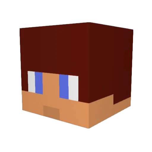 auzie03 Minecraft avatar head, 3D render