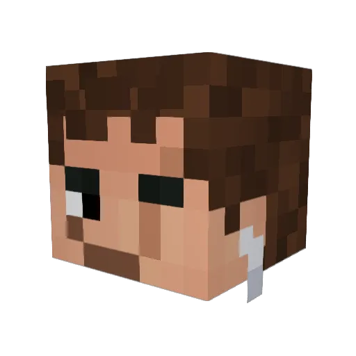 auzyy03 Minecraft avatar head, 3D render