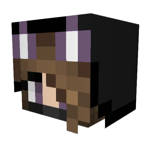auzzie_a Minecraft avatar head, 3D render