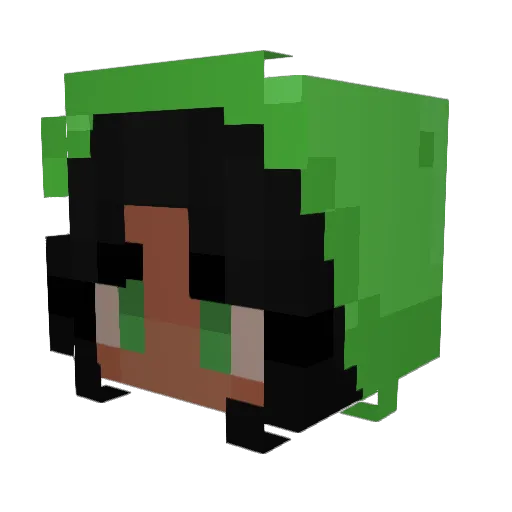 av0cado_ninii Minecraft avatar head, 3D render