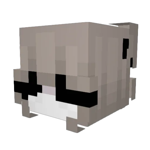 av1ie Minecraft avatar head, 3D render