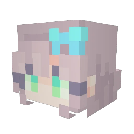 av8tion Minecraft avatar head, 3D render