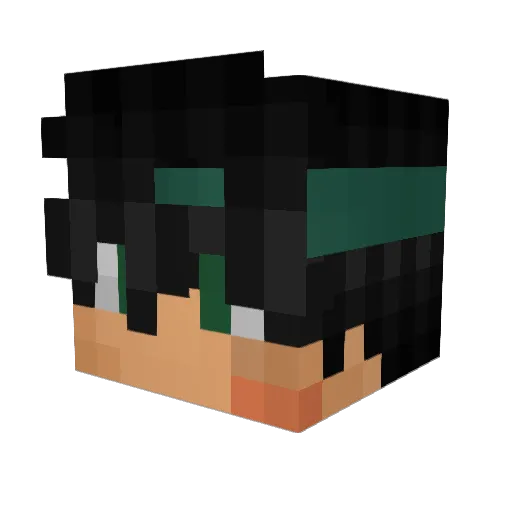 av_ron Minecraft avatar head, 3D render