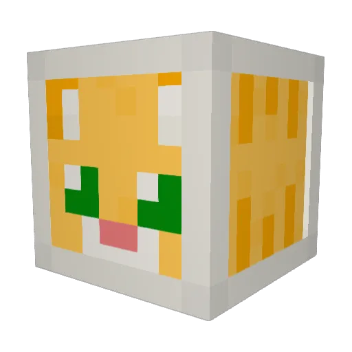 ava127 Minecraft avatar head, 3D render