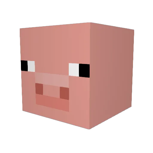 ava284 Minecraft avatar head, 3D render