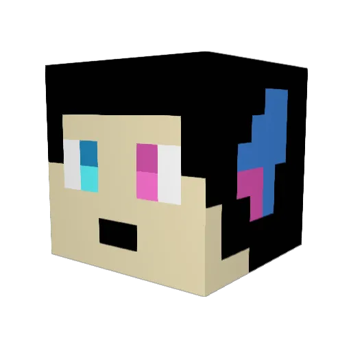 ava7945 Minecraft avatar head, 3D render