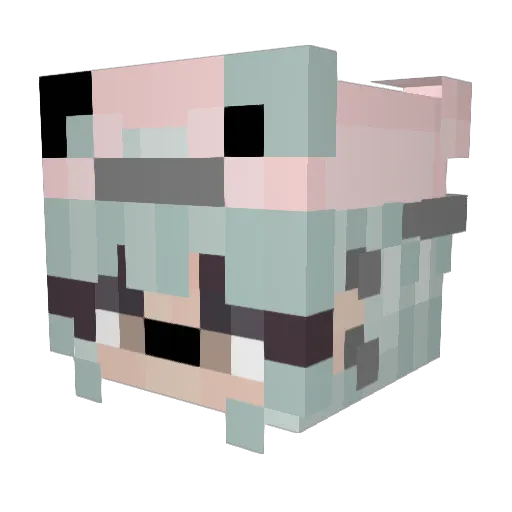 ava_dani Minecraft avatar head, 3D render