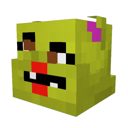avaaasaurus_rex Minecraft avatar head, 3D render