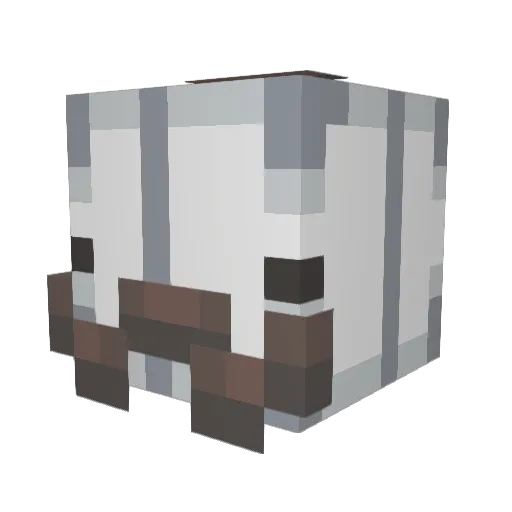 avacado2512 Minecraft avatar head, 3D render