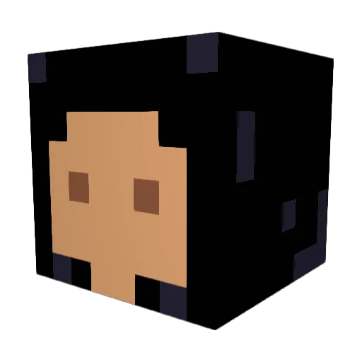 avacado_bear Minecraft avatar head, 3D render
