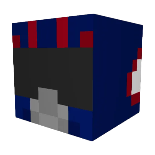 avacadoman8 Minecraft avatar head, 3D render