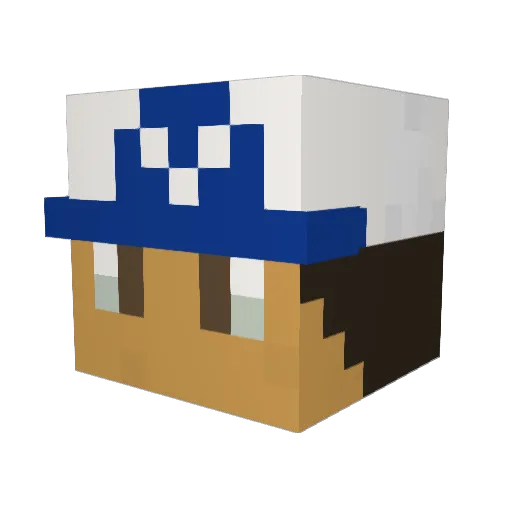 avaimaiordesc Minecraft avatar head, 3D render