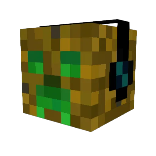 avalanche_10 Minecraft avatar head, 3D render