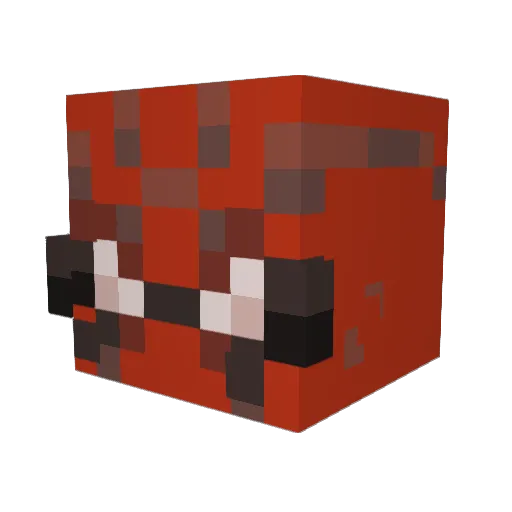avalol Minecraft avatar head, 3D render