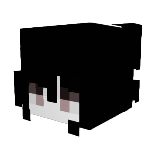 avamtar Minecraft avatar head, 3D render