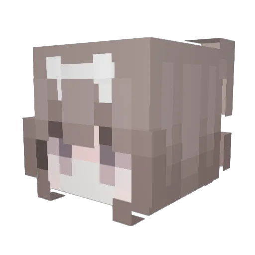avantti Minecraft avatar head, 3D render