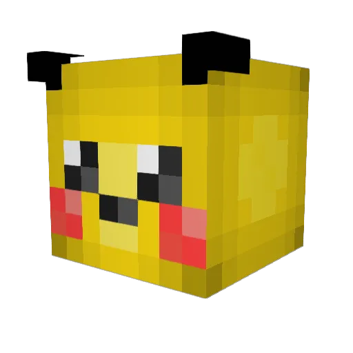avapava123 Minecraft avatar head, 3D render