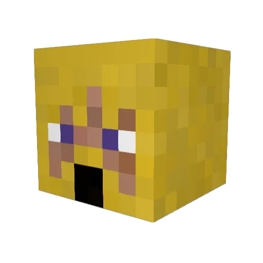 avargas97 Minecraft avatar head, 3D render