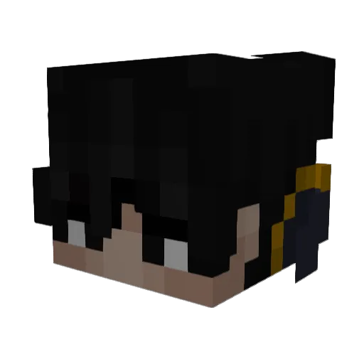 avariceus Minecraft avatar head, 3D render