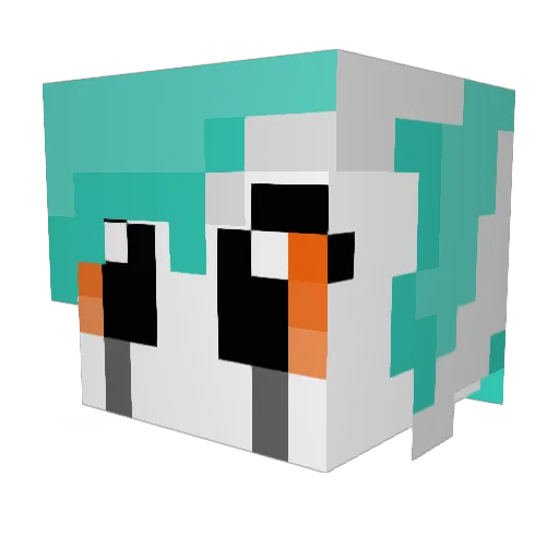 avatarnick96 Minecraft avatar head, 3D render