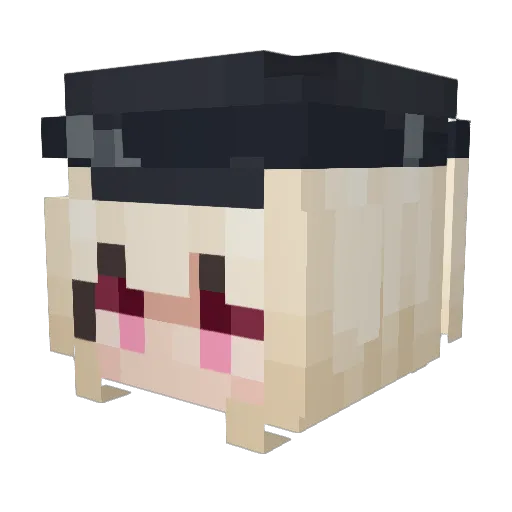 avatato Minecraft avatar head, 3D render