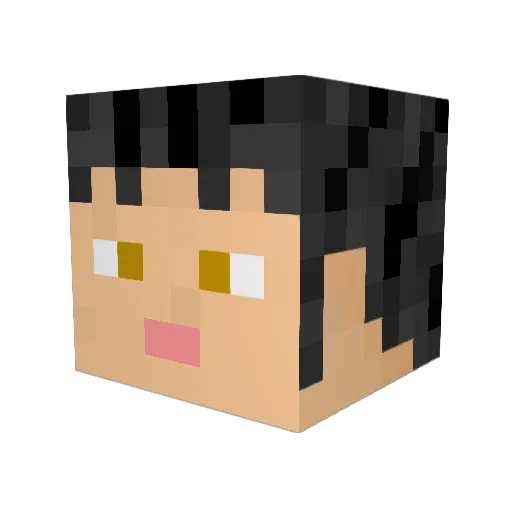 avatias0 Minecraft avatar head, 3D render