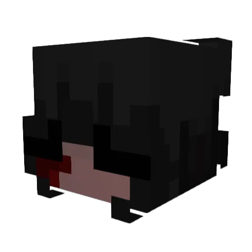 avatrilling Minecraft avatar head, 3D render