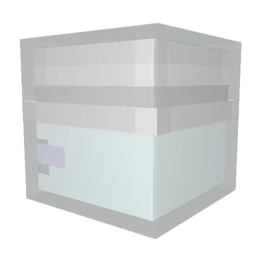 aveiiy Minecraft avatar head, 3D render