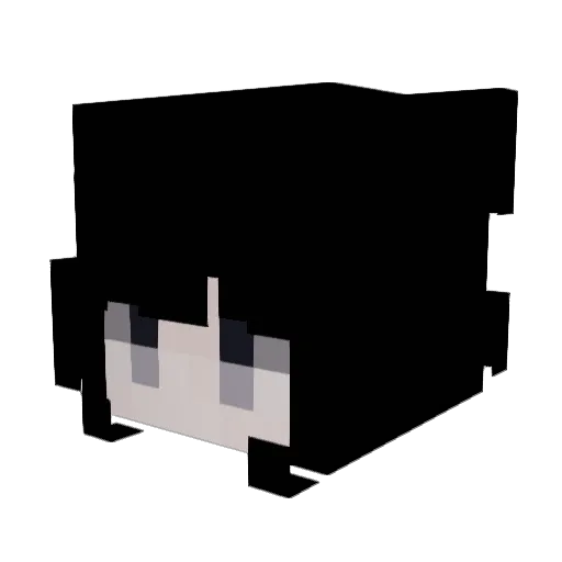 aveltic Minecraft avatar head, 3D render