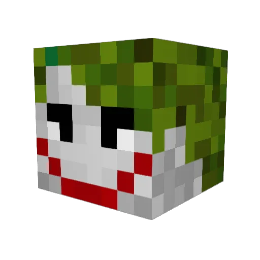 avenged7xds Minecraft avatar head, 3D render