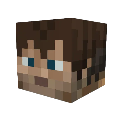 avengers8989 Minecraft avatar head, 3D render