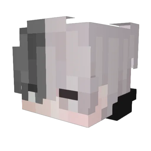 avengrs Minecraft avatar head, 3D render