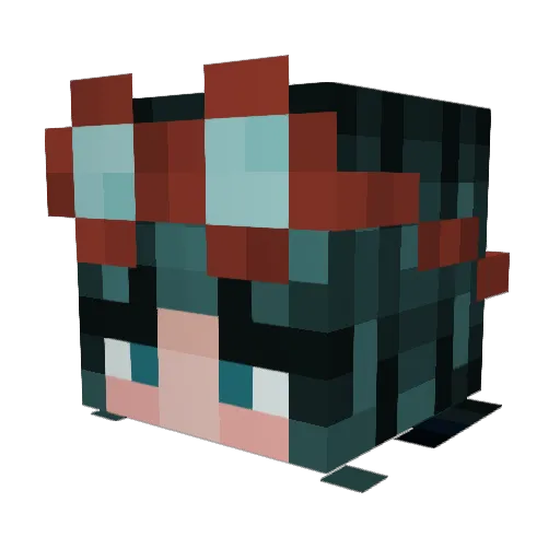 avenrye Minecraft avatar head, 3D render