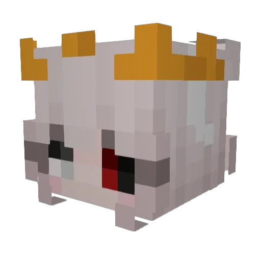 aventic Minecraft avatar head, 3D render