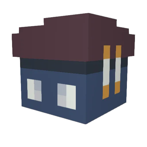 averagebrine Minecraft avatar head, 3D render