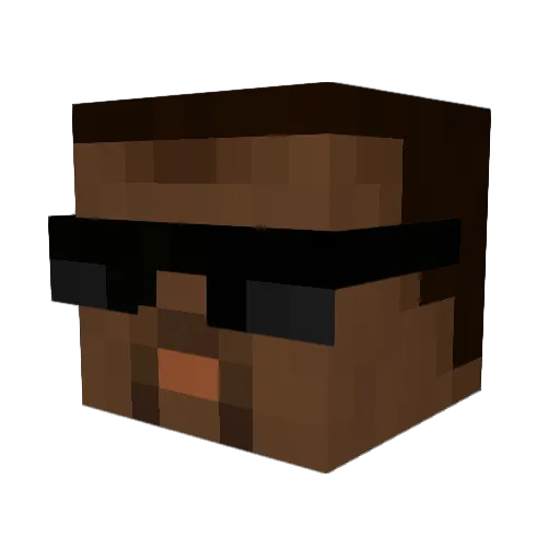 averagehomeboy Minecraft avatar head, 3D render