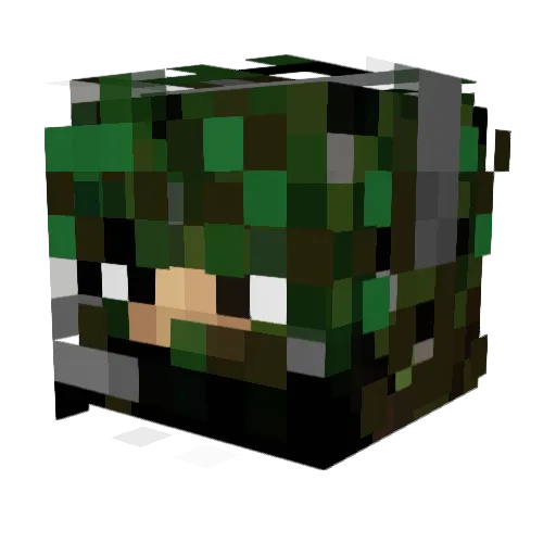 avery_15 Minecraft avatar head, 3D render
