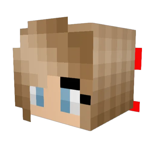 avery_ruth Minecraft avatar head, 3D render