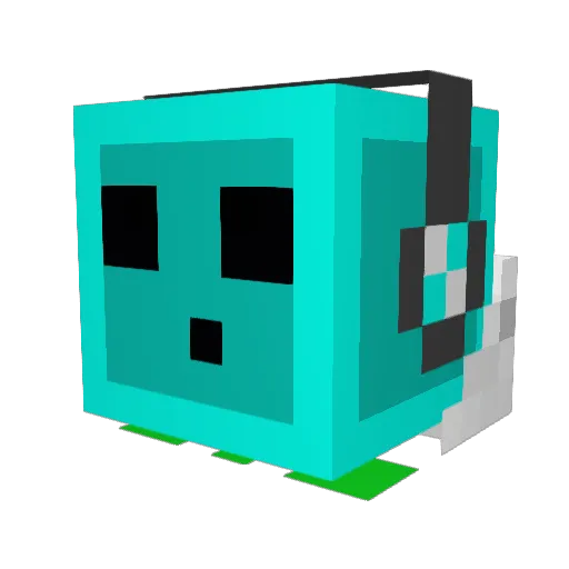 averybolduc Minecraft avatar head, 3D render