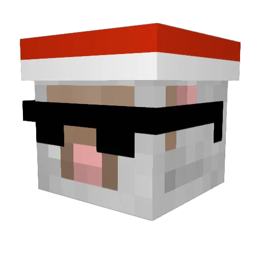averygoodboy Minecraft avatar head, 3D render