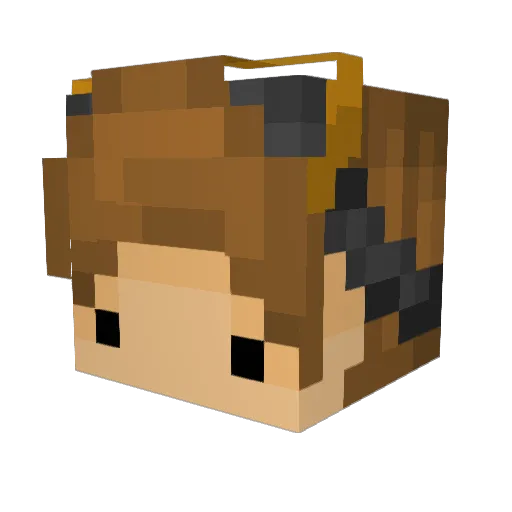 averygooddog Minecraft avatar head, 3D render